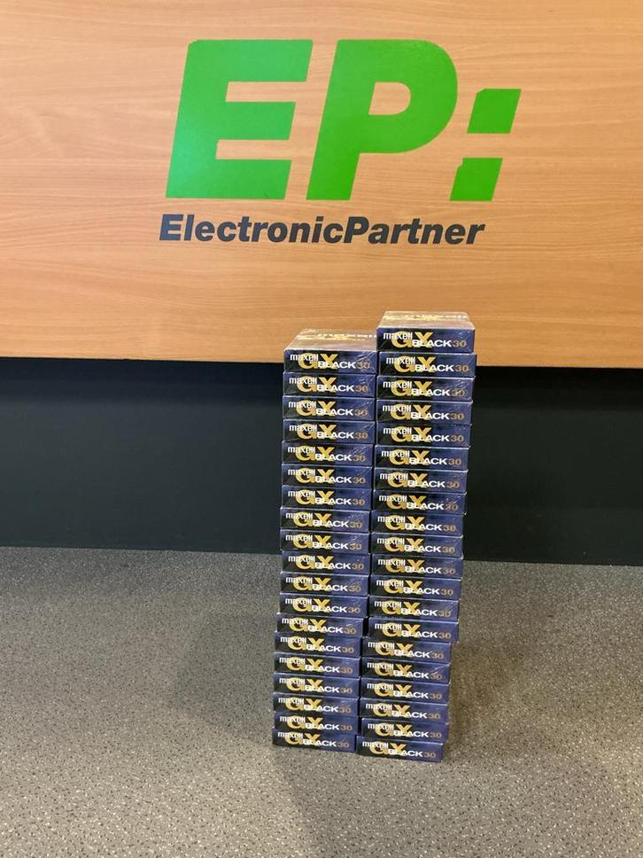 Maxell GX Black 30 VHS Banden - 39 stuks, Cd's en Dvd's, VHS | Film, Nieuw in verpakking, Overige genres, Alle leeftijden, Ophalen of Verzenden