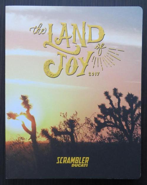 Dikke brochure Scrambler Ducati - The Land of Joy 2017, Motoren, Handleidingen en Instructieboekjes, Ducati, Verzenden