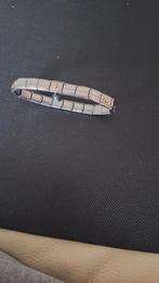 Nomination Armband met nomination schakels 5 stuks, Staal, Ophalen of Verzenden, Zilver, Met bedels of kralen