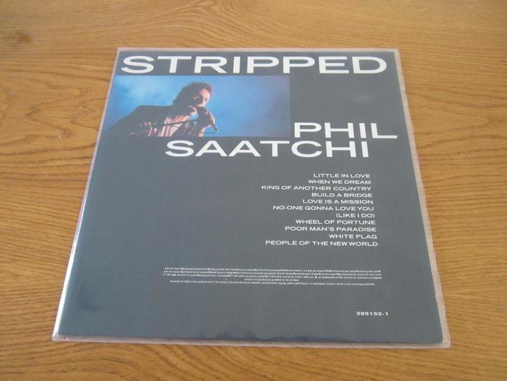 Phil Saatchi - Stripped 1987 AM 395152-1 Duitsland LP, Cd's en Dvd's, Vinyl | Rock, Zo goed als nieuw, Singer-songwriter, 12 inch