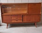 Vintage Highboard kast jaren 60, Ophalen, Gebruikt, 100 tot 150 cm, 150 tot 200 cm