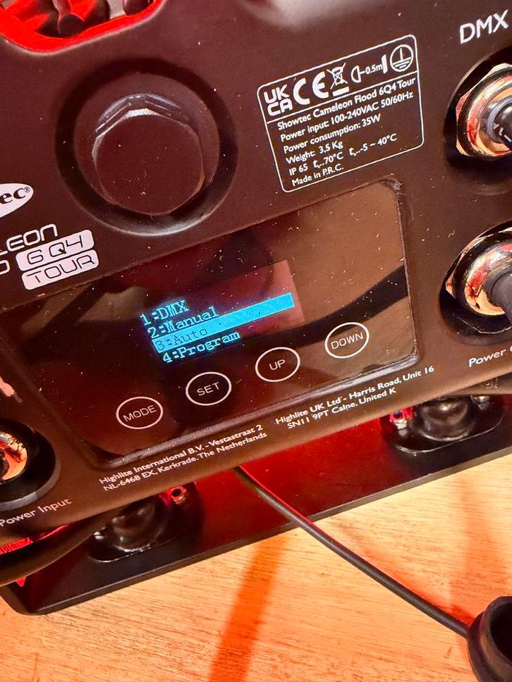 Showtec Cameleon Flood 6 Q4 Tour - Nieuw in doos!, Muziek en Instrumenten, Licht en Laser, Nieuw, Licht, Geluidgestuurd, Kleur