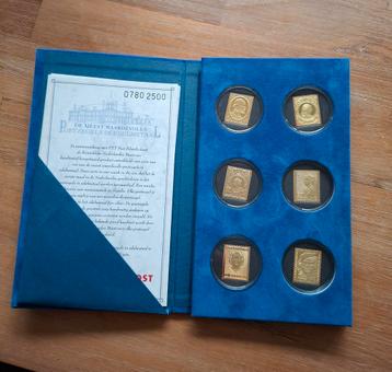 De meest waardevolle postzegels in edelmetaal verguld zilver beschikbaar voor biedingen