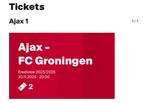 Ajax Groningen 419 (2 tickets), Twee personen