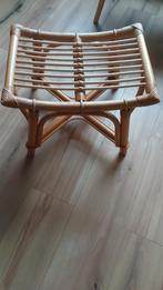 Bamboe voetenbankje of poefje, Huis en Inrichting, Banken | Voetenbanken en Poefen, Overige materialen, Minder dan 50 cm, Minder dan 50 cm