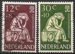 Vluchtelingen serie 736 – 737 O. ADV. no.27 K., Postzegels en Munten, Postzegels | Nederland, Na 1940, Verzenden, Gestempeld