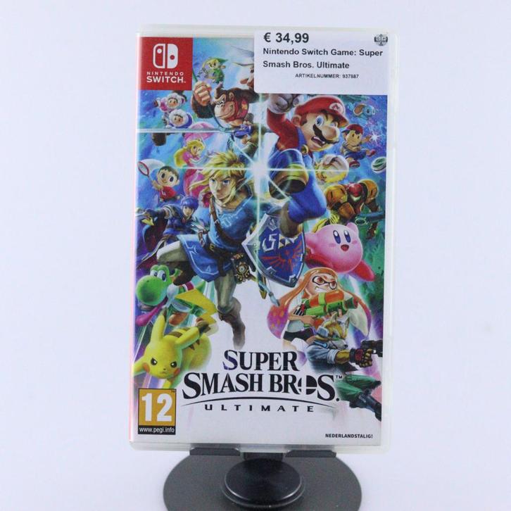 Nintendo Switch Game: Super Smash Bros. Ultimate, Spelcomputers en Games, Spelcomputers | Nintendo Switch, Zo goed als nieuw