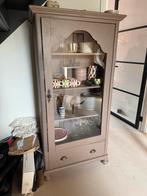 Vintage Servieskastje / Vitrinekast, Huis en Inrichting, Ophalen, Gebruikt, 50 tot 100 cm, 150 tot 200 cm