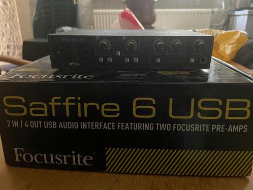 Focusrite Saffire 6 USB audio interface, Computers en Software, Geluidskaarten, Zo goed als nieuw, Extern, Ophalen