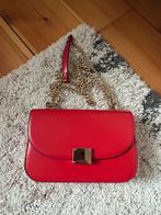 Minelli tas met gouden strap, Ophalen of Verzenden, Zo goed als nieuw, Rood, Avondtasje