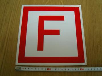 sticker brandbestrijding beschikbaar voor biedingen