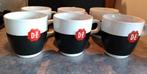 6 Douwe Egberts koffie/cappuccino mokken., Huis en Inrichting, Keuken | Servies, Ophalen, Nieuw, Overige stijlen, Kop(pen) en/of Schotel(s)