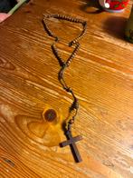 Vintage houten rozenkrans, Ophalen of Verzenden, Zo goed als nieuw