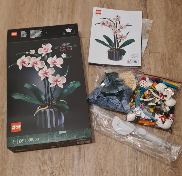 Lego 10311 Botanical Collection Orchidee, Kinderen en Baby's, Speelgoed | Duplo en Lego, Zo goed als nieuw, Lego, Complete set