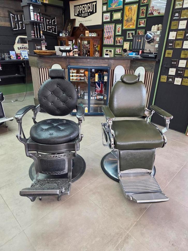 2x Barber stoelen, Hobby en Vrije tijd, Overige Hobby en Vrije tijd, Gebruikt, Ophalen