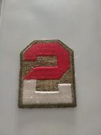 2nd army patch , us army , ww2, Verzenden, Landmacht, Amerika, Embleem of Badge
