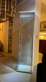 IKEA Detolf glazen disco vitrine kast 163cmx38cmx38cm, Ophalen, Minder dan 50 cm, 150 tot 200 cm, 25 tot 50 cm