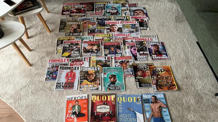 Formule 1 tijdschriften en anderen, Boeken, Tijdschriften en Kranten, Gelezen, Sport en Vrije tijd, Ophalen