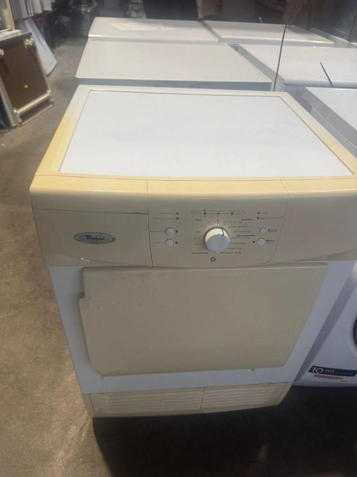 Whirlpool condensdroger schoon garantie bezorging, Witgoed en Apparatuur, Wasdrogers, Refurbished, Condens, Voorlader, 6 tot 8 kg