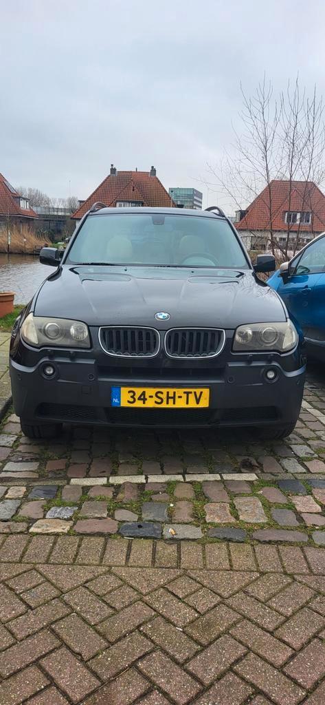 BMW X3 3.0 I AUT 2006 Zwart Youngtimer, Auto's, BMW, Particulier, X3, 4x4, ABS, Airbags, Airconditioning, Alarm, Bochtverlichting