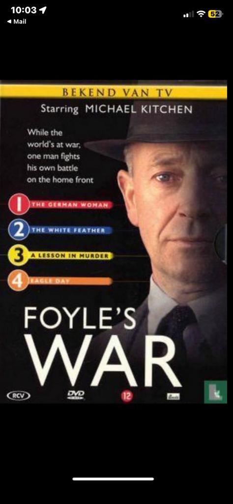 Foyle's War - Boxset DVD, Cd's en Dvd's, Dvd's | Tv en Series, Gebruikt, Overige genres, Boxset, Vanaf 12 jaar, Ophalen of Verzenden
