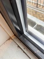 10 stuks aluminium kozijnen antraciet (3-delig), Doe-het-zelf en Verbouw, Ophalen, Gebruikt, Aluminium, Inclusief glas