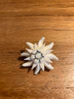 Vintage Edelweiss Broche, Overige materialen, Gebruikt, Wit, Minder dan 4 cm