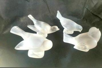 Lalique Moineau Moquer Sparrow SET beschikbaar voor biedingen