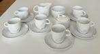 Geglazuurde koffie/thee servies 6 per. Czechoslovakia ‘80, Antiek en Kunst, Antiek | Servies compleet, Ophalen of Verzenden