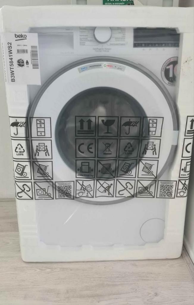 Beko B3WT5841WS2 NIEUW!!  DEZE WEEK OPHALEN!!, Witgoed en Apparatuur, Wasmachines, Nieuw, Ophalen of Verzenden