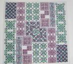 Borduurpatroon  Merklap  nr 9654, Hobby en Vrije tijd, Borduren en Borduurmachines, Verzenden, Nieuw, Handborduren, Patroon