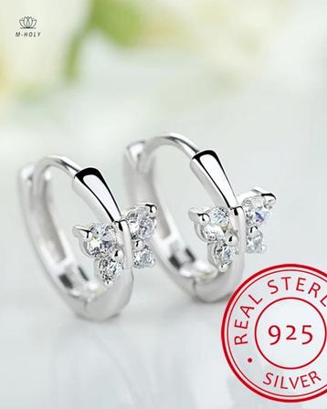 Butterfly Hoop Earrings