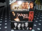 3 DVD SET MET ROADKILL,WRONG TURN & THE HOLE., Vanaf 16 jaar, Ophalen of Verzenden, Zo goed als nieuw, Boxset