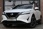 Nissan Qashqai 1.3 MHEV Xtronic Tekna Design Pano Trekhaak P, Auto's, Nissan, Gebruikt, Zwart, 4 cilinders, Leder en Stof