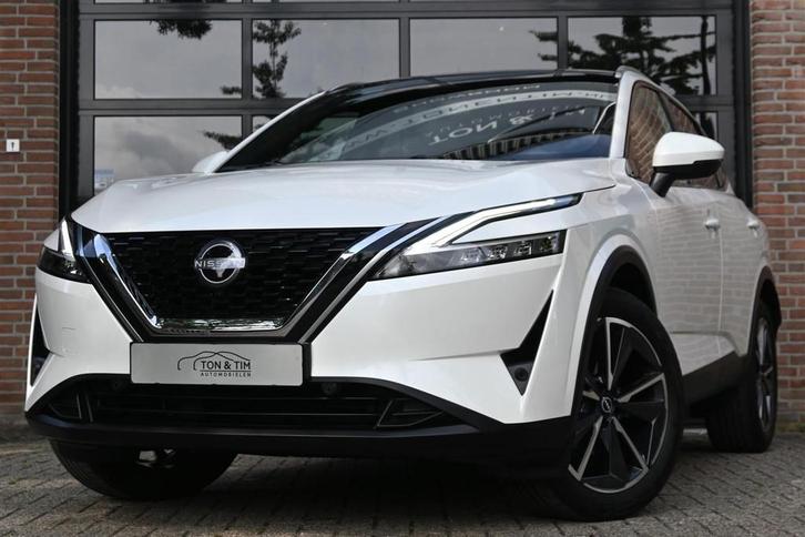 Nissan Qashqai 1.3 MHEV Xtronic Tekna Design Pano Trekhaak P, Auto's, Nissan, Bedrijf, Te koop, Qashqai, 360° camera, ABS, Achteruitrijcamera