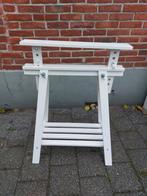 IKEA Mittback Schraag - Wit, Huis en Inrichting, Tafels | Statafels, Ophalen, In hoogte verstelbaar, Zo goed als nieuw