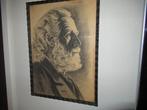 OUDE MAN MET BAARD, Antiek en Kunst, Ophalen of Verzenden