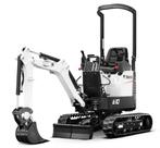 Huur: Minigraver Bobcat E10 - va. €78,- per dag, Ophalen, Graafmachine