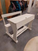 Vintage schoolbankje, Kinderen en Baby's, Kinderkamer | Tafels en Stoelen, Ophalen, Gebruikt, Stoel(en)