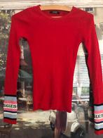 Guess top lange mouw rood S, Ophalen of Verzenden, Zo goed als nieuw, Rood, Lange mouw