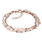 iXXXi Bracelets Kenya (brown) rosé, Staal, Nieuw, Ophalen of Verzenden, Info@margaretdesigns.nl