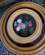 Handgemaakt keramiek gebaksstel, Huis en Inrichting, Keuken | Servies, Keramiek, Overige typen, Ophalen of Verzenden, Zo goed als nieuw