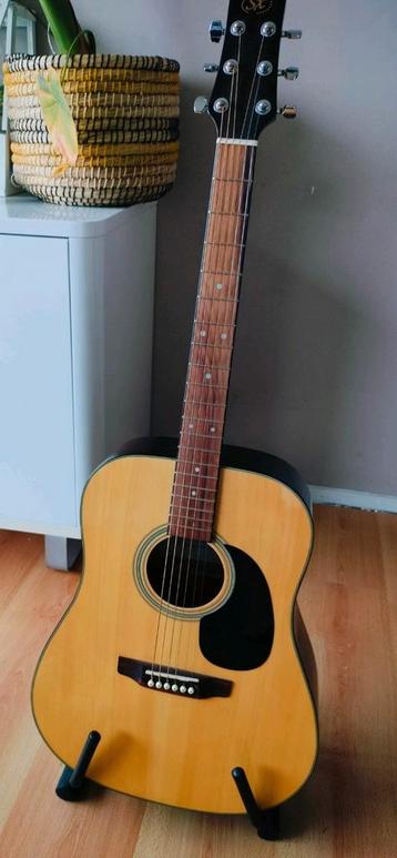 Akoestische gitaar merk SX beschikbaar voor biedingen