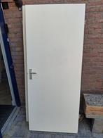 2 linksdraaiende opdekdeuren 201,5 cm x 83 cm, Doe-het-zelf en Verbouw, Ophalen, Gebruikt, 80 tot 100 cm, Binnendeur