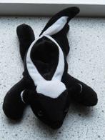 Stinkdier stinkdiertje zacht zwart wit velours kunststof oge, Ophalen of Verzenden, Zo goed als nieuw, Overige typen