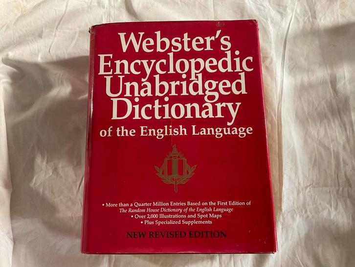 Webster's Encyclopedic Unabridged Dictionary, Boeken, Woordenboeken, Gelezen, Engels, Overige uitgevers, Ophalen of Verzenden