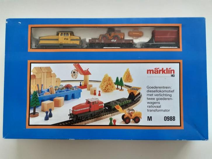 Märklin NS Startset (0988) inclusief extra rangeerspoor!, Hobby en Vrije tijd, Modeltreinen | H0, Gebruikt, Treinset, Wisselstroom