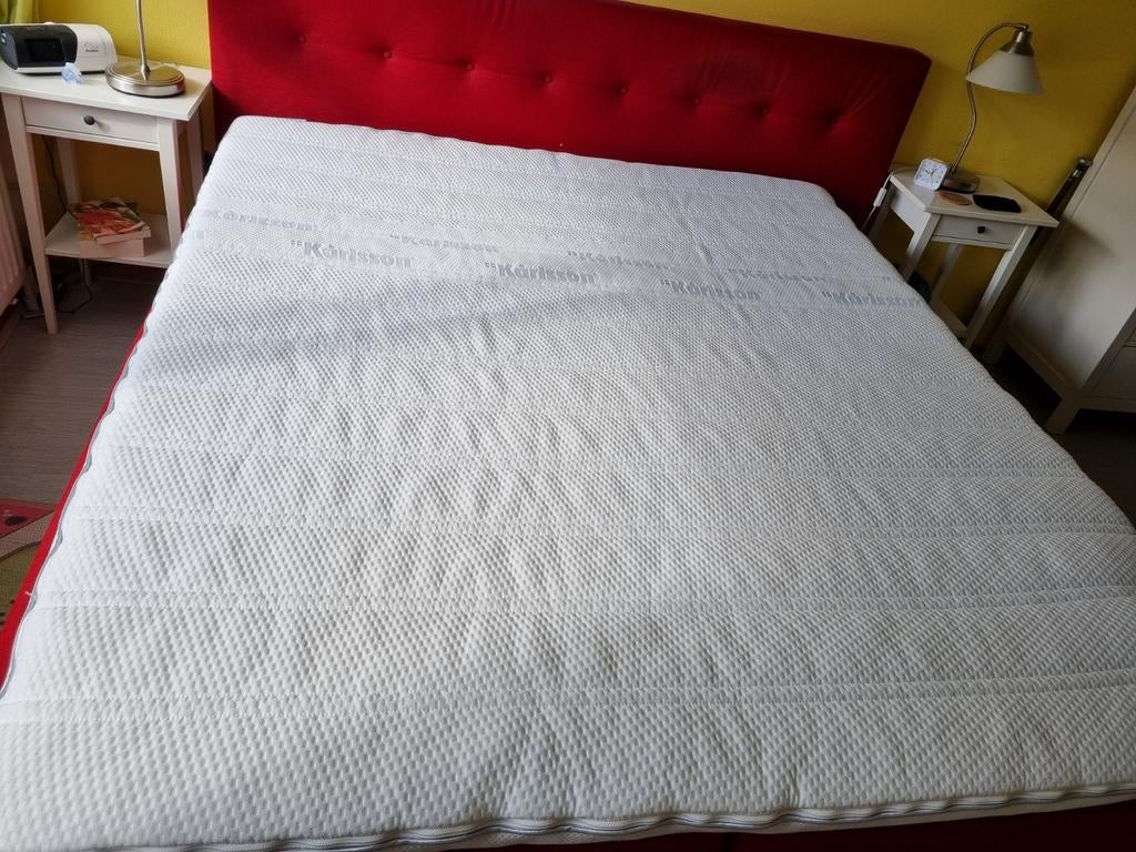 Latex Topdekmatras 180x200 - Nieuwstaat!, Ophalen, Tweepersoons, Zo goed als nieuw, Matras