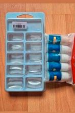 Nieuwe Nagel Tips + Lijm Set, Wit, Nieuw, Ophalen of Verzenden, Handen en Nagels