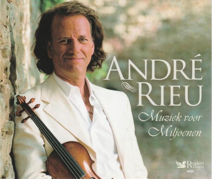 2169 - ANDRÉ RIEU - MUZIEK VOOR MILJOENEN - 5CD - NIEUW, Cd's en Dvd's, Cd's | Klassiek, Nieuw in verpakking, Kamermuziek, Romantiek